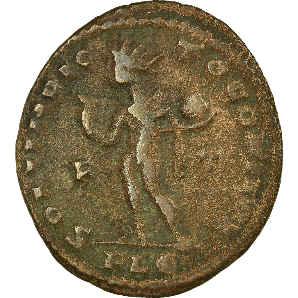 Coin, Constantine I, Follis, 309, Lyon - Lugdunum, VF(20-25), Copper, RIC:VI 310