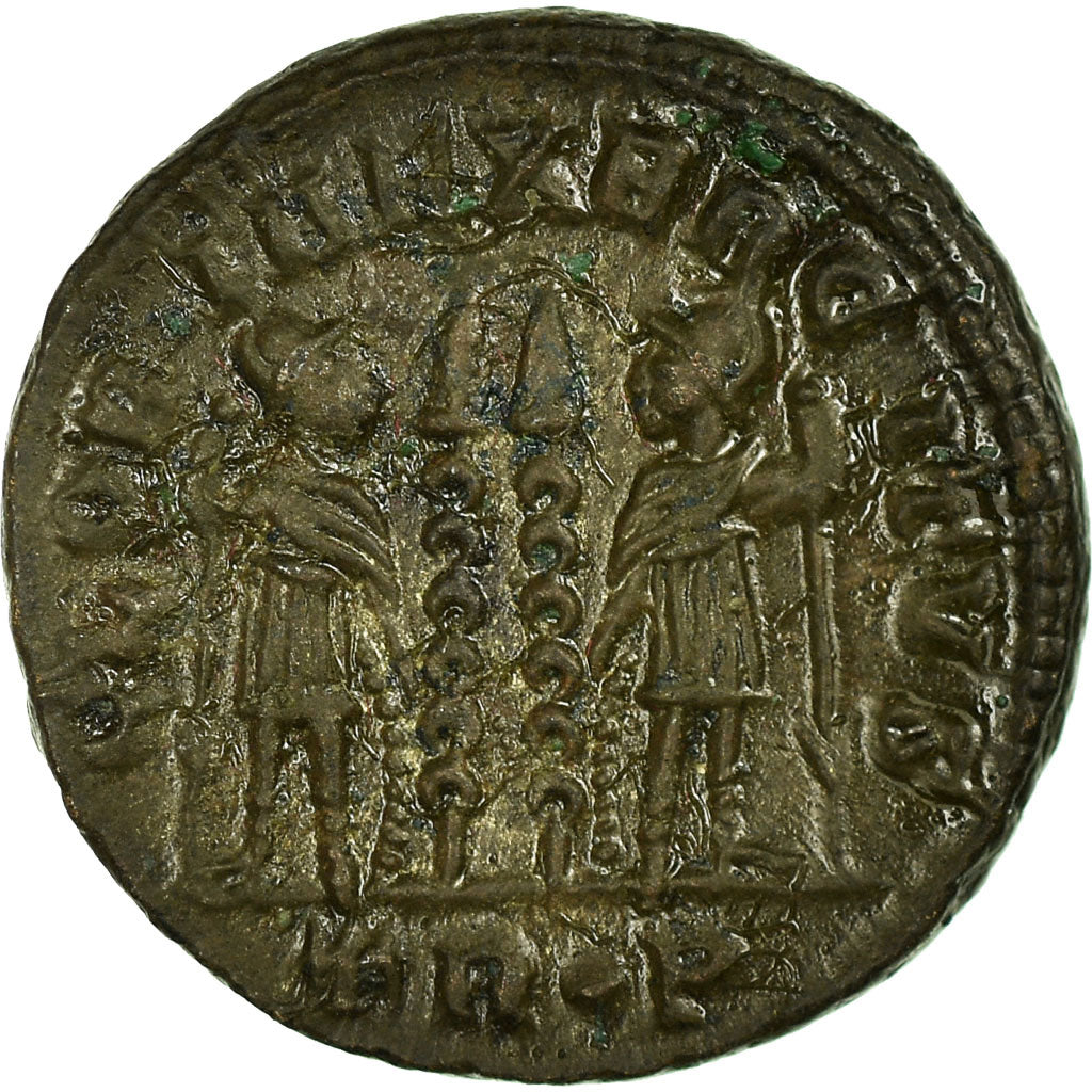 Coin, Constantine II, Nummus, Trier, AU(50-53), Copper, RIC:254