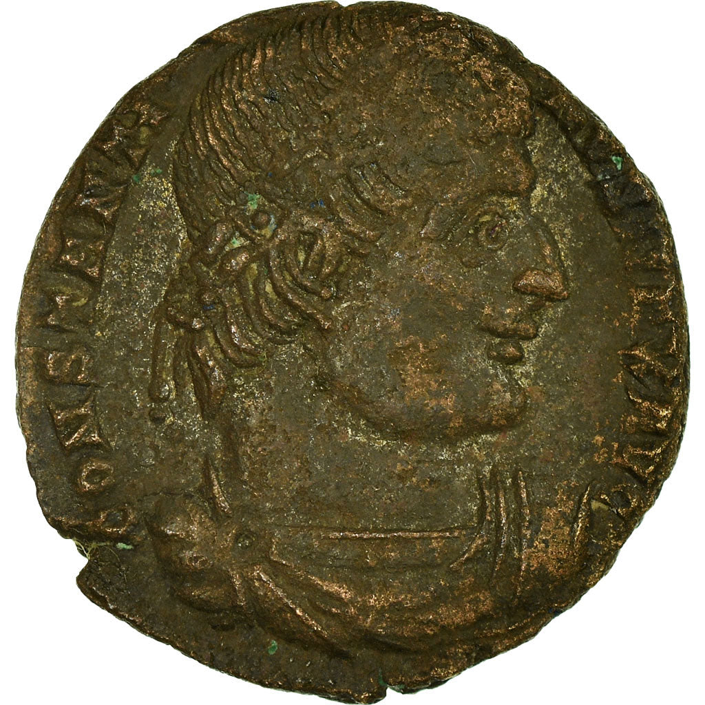 Coin, Constantine II, Follis, Arles, VF(30-35), Bronze, RIC:365
