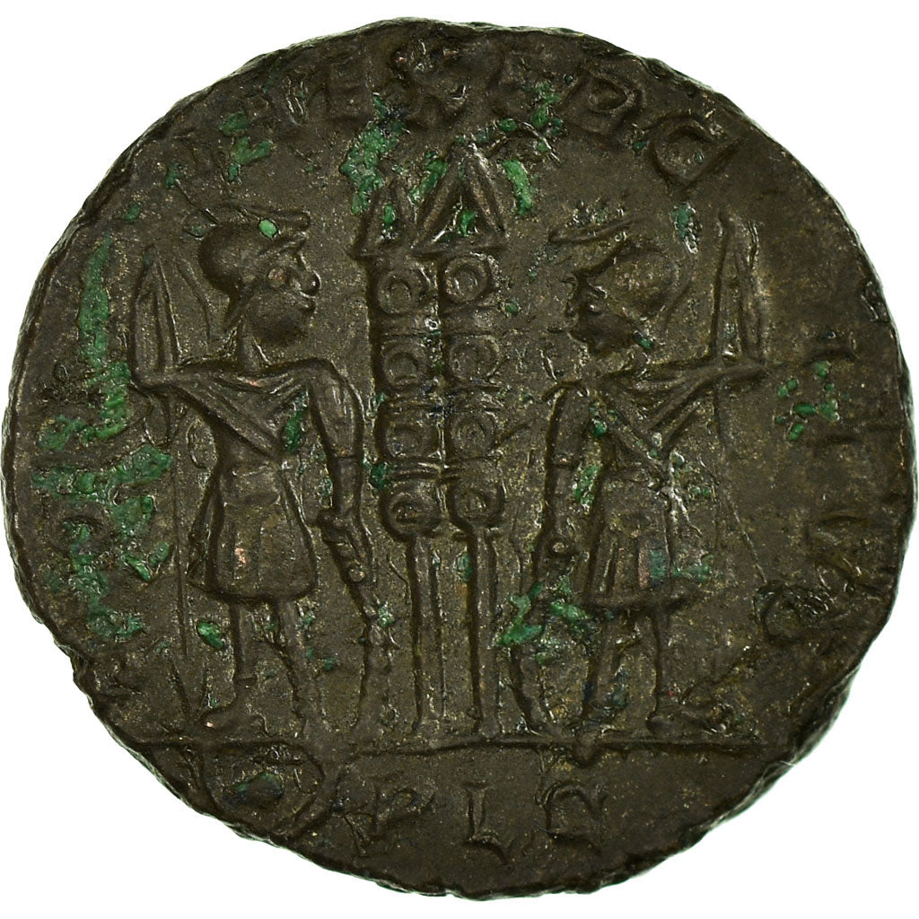 Moneta, Constantine II, Follis, Lyon - Lugdunum, EF(40-45), Bronze, RIC:244