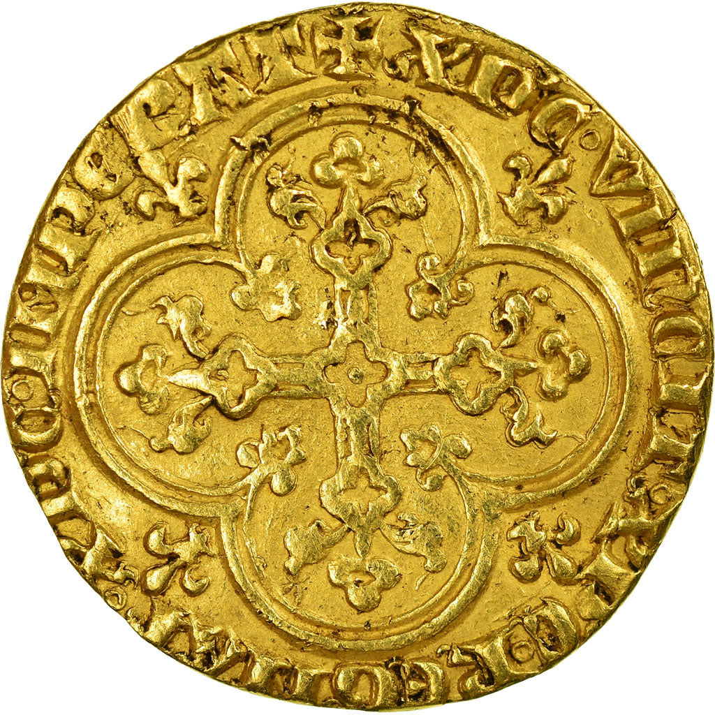 Monnaie, France, Philippe IV le Bel, Agnel d'or, 1311, Extremely rare, TB+, Or