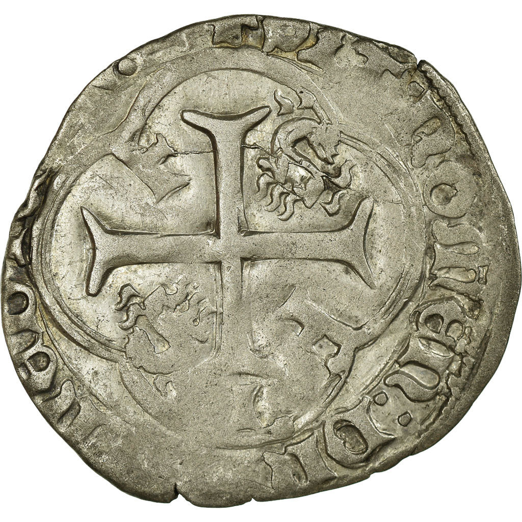 Moneta, Francia, François Ier, Douzain aux salamandres, Limoges, MB+, Biglione