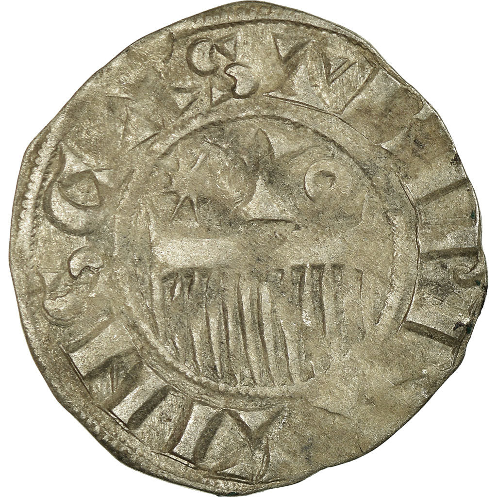 Coin, France, Champagne, Thibaut II, Denarius, Provins et Sens, VF(30-35)