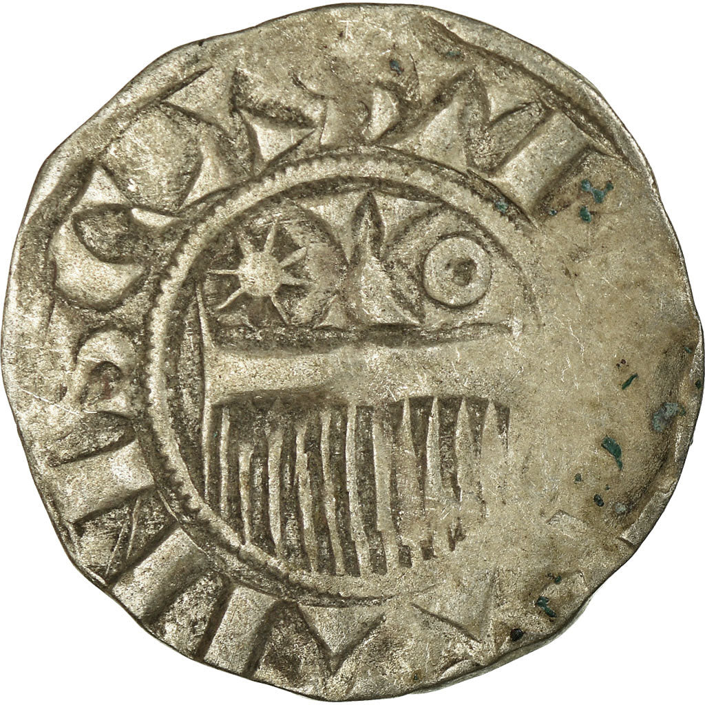 Coin, France, Champagne, Thibaut II, Denarius, Provins et Sens, VF(30-35)