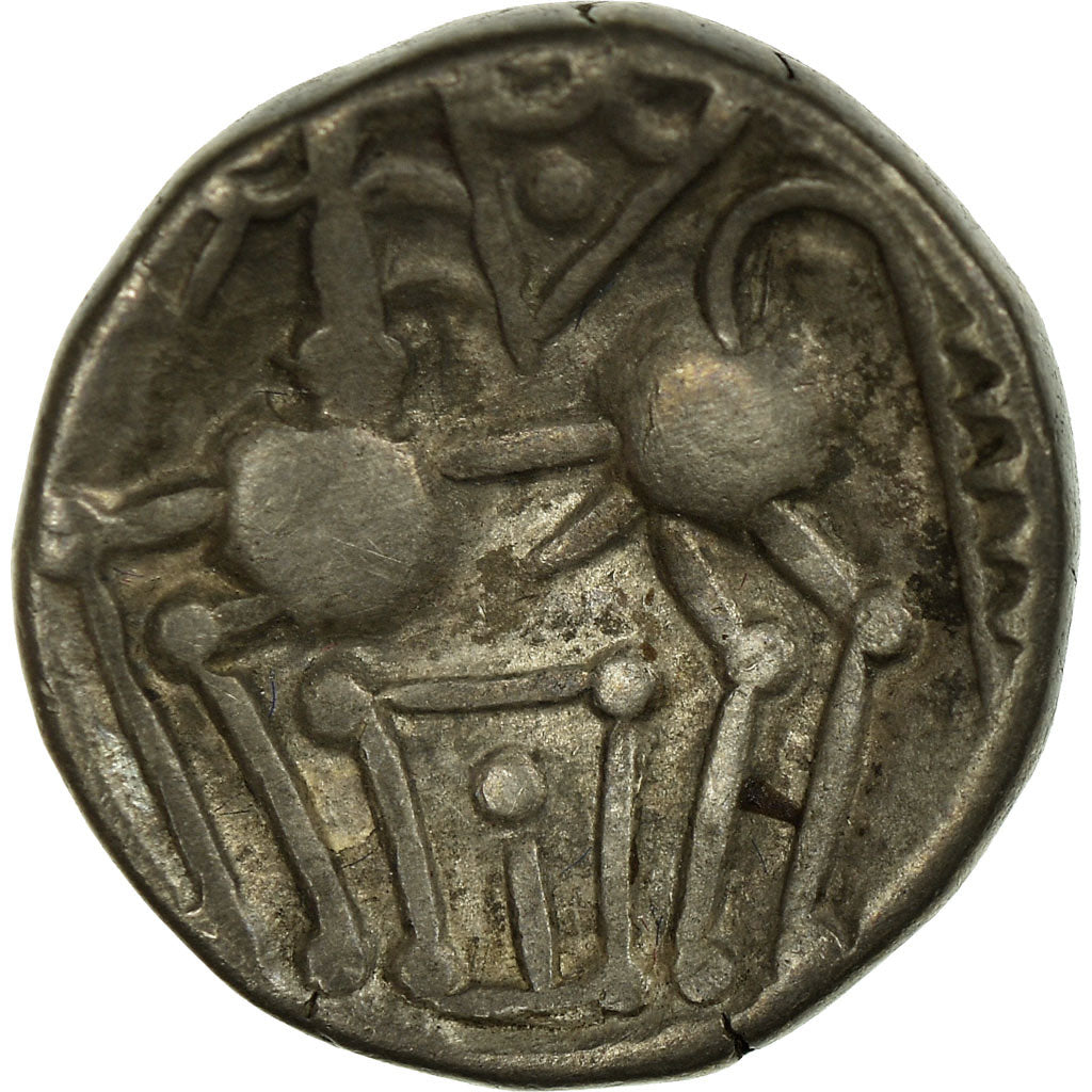 Coin, Elusates, Drachm, 125-75 BC, EF(40-45), Silver, Feugère & Py:ELU-3587