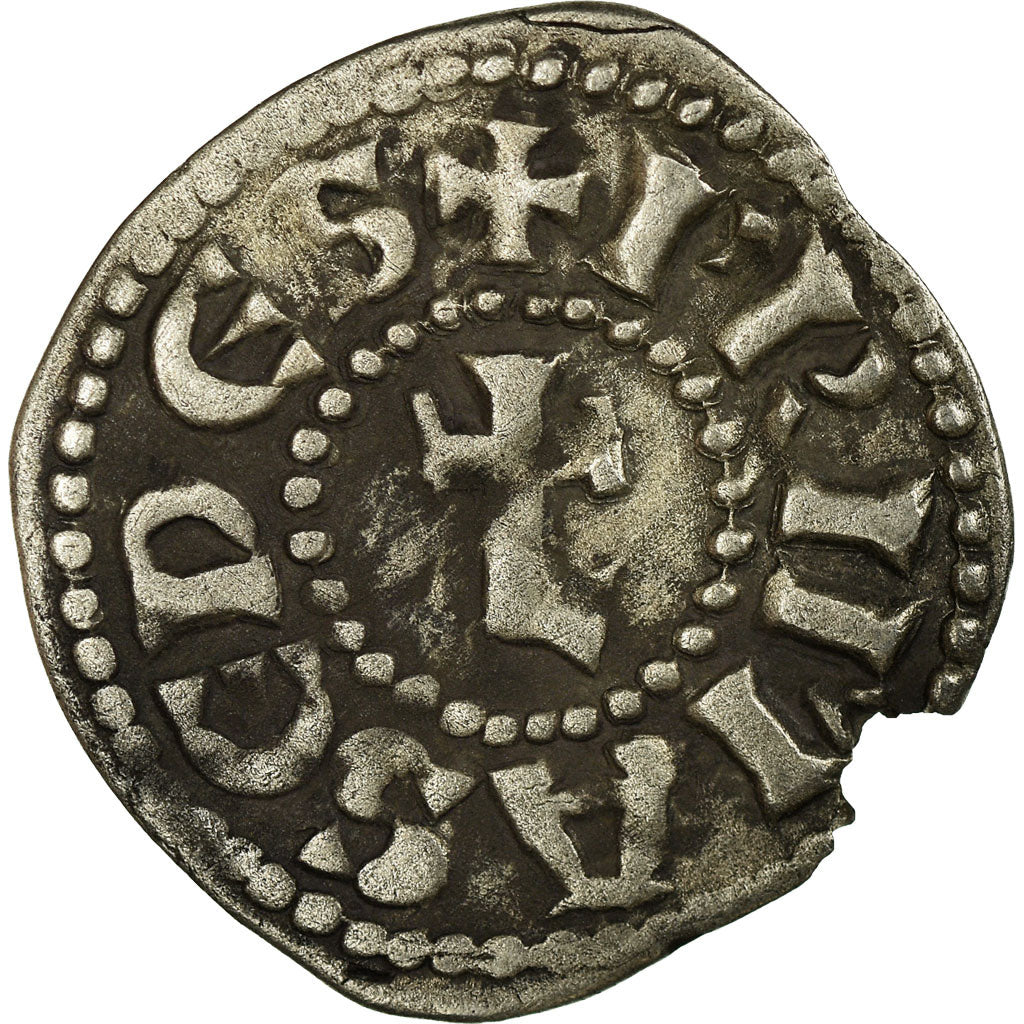 Coin, France, Silver Denarius, Lyon, EF(40-45), Silver, Boudeau:1130