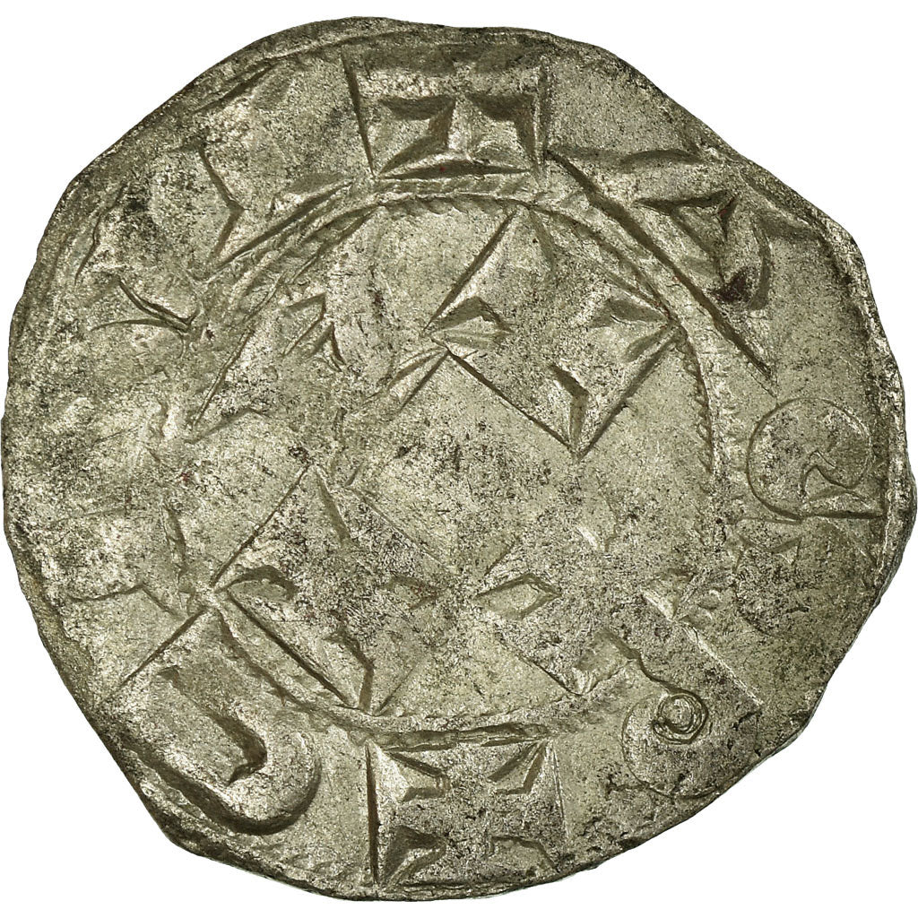 Coin, France, Languedoc, Denarius, EF(40-45), Silver, Boudeau:782
