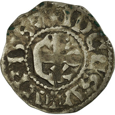 Moneta, Francja, Anjou, Foulques V, Denarius, Angers, EF(40-45), Srebro