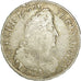 Monnaie, France, Louis XIV, 1/2 Ecu aux palmes, TB+, Argent, Gadoury:185