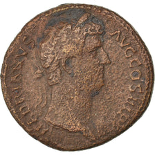 Hadrian, Sestertius, VF(20-25), Copper, Cohen #1205, 25.80