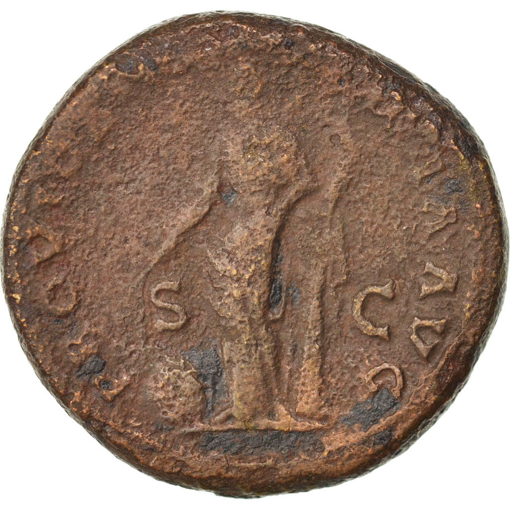 Hadrian, Sestertius, VF(20-25), Copper, Cohen #1205, 25.80