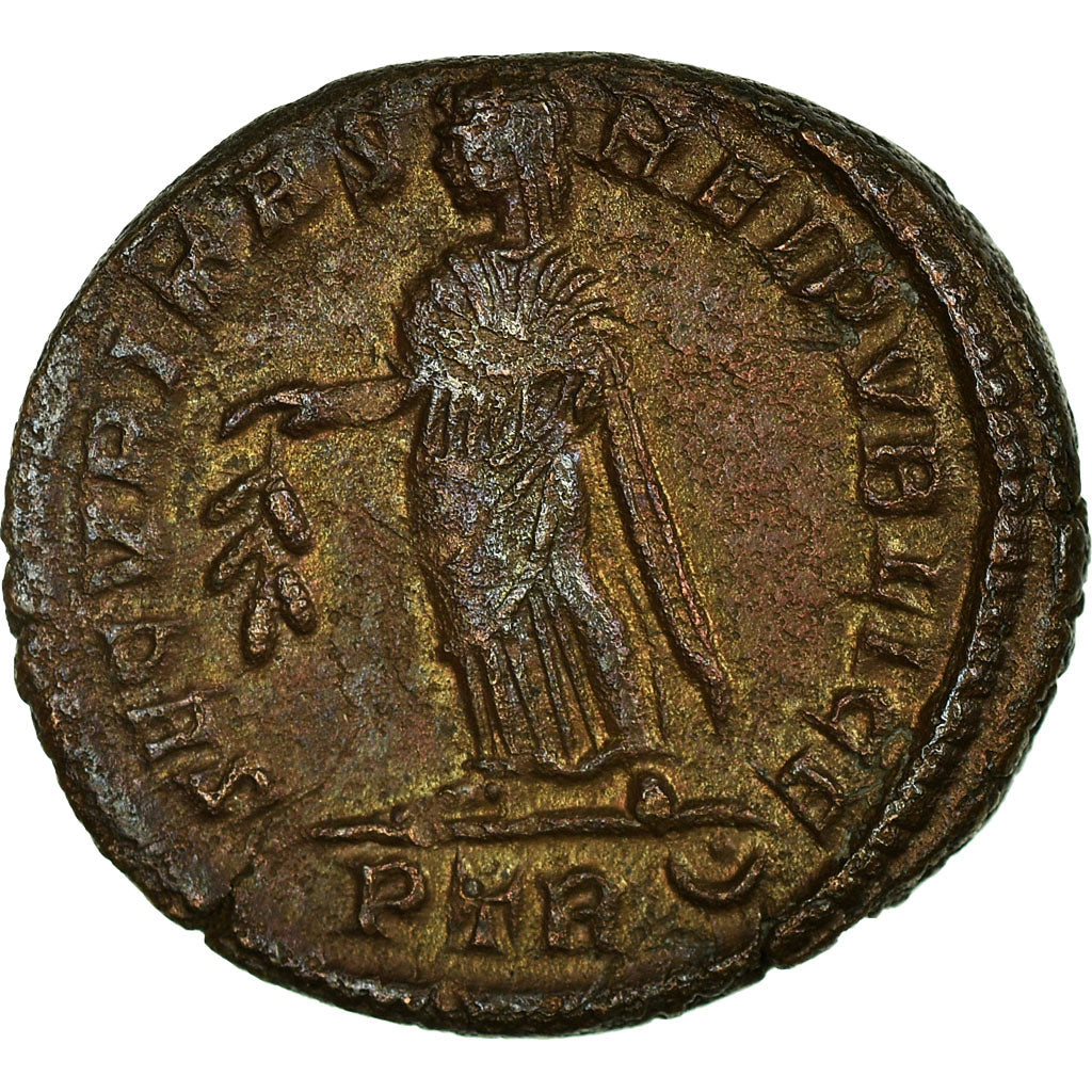 Coin, Helena, Nummus, Trier, VF(30-35), Bronze, Cohen:12