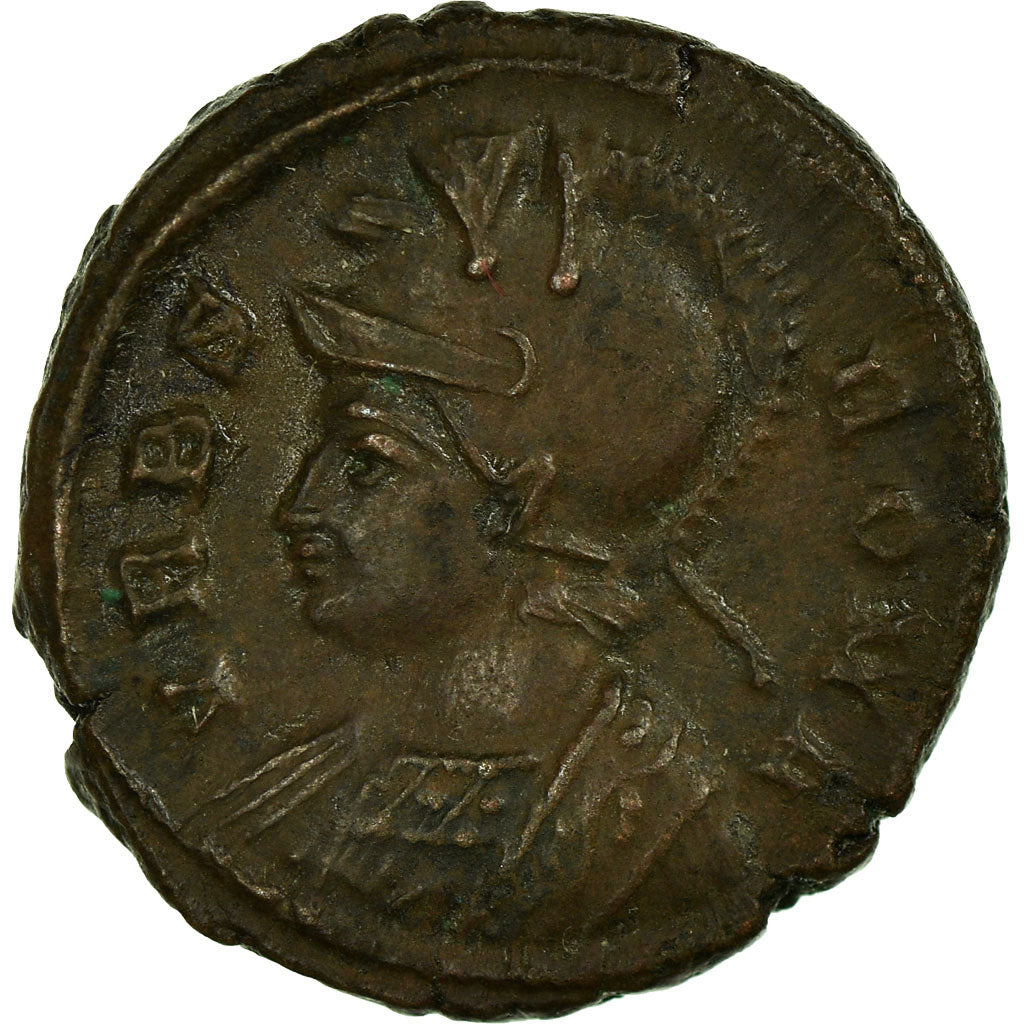 Coin, City Commemoratives, Follis, Trier, EF(40-45), Bronze, RIC:529