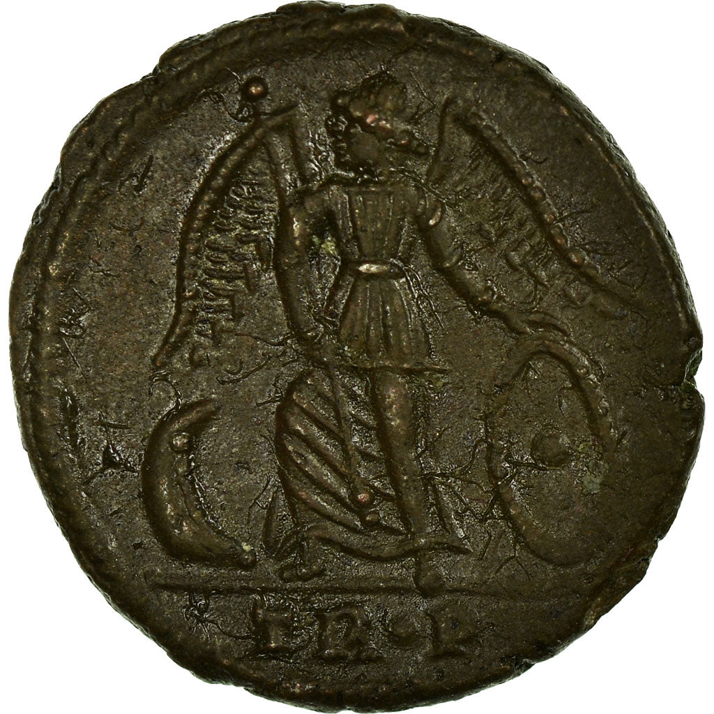 Coin, Constantine I, Nummus, 332-333, Trier, AU(50-53), Copper, RIC:VII 543 P
