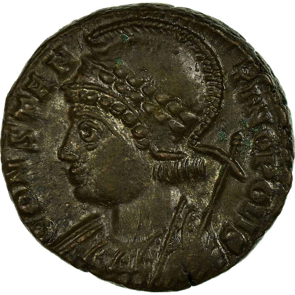 Coin, City Commemoratives, Follis, Trier, AU(50-53), Bronze, RIC:530