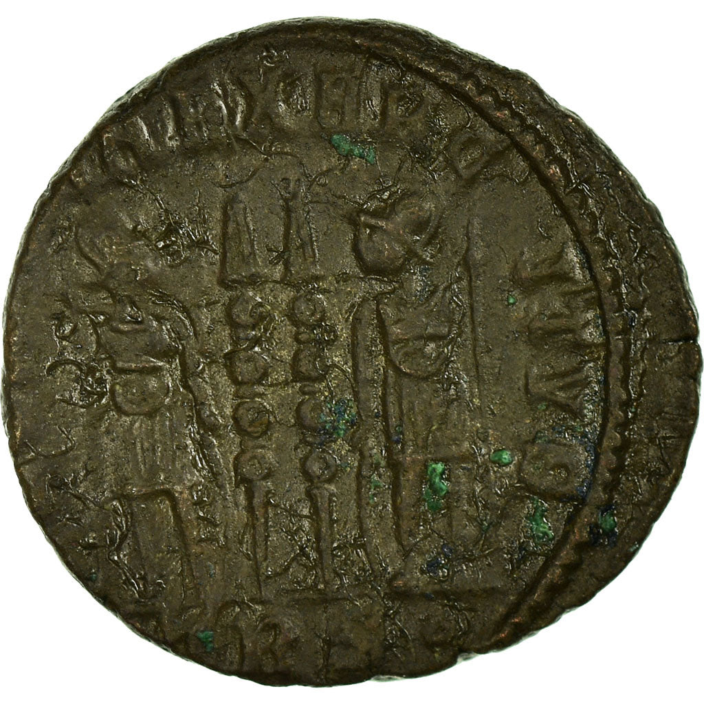 Moneta, Constantine II, Follis, 332-333, Trier, AU(50-53), Bronze, RIC:545