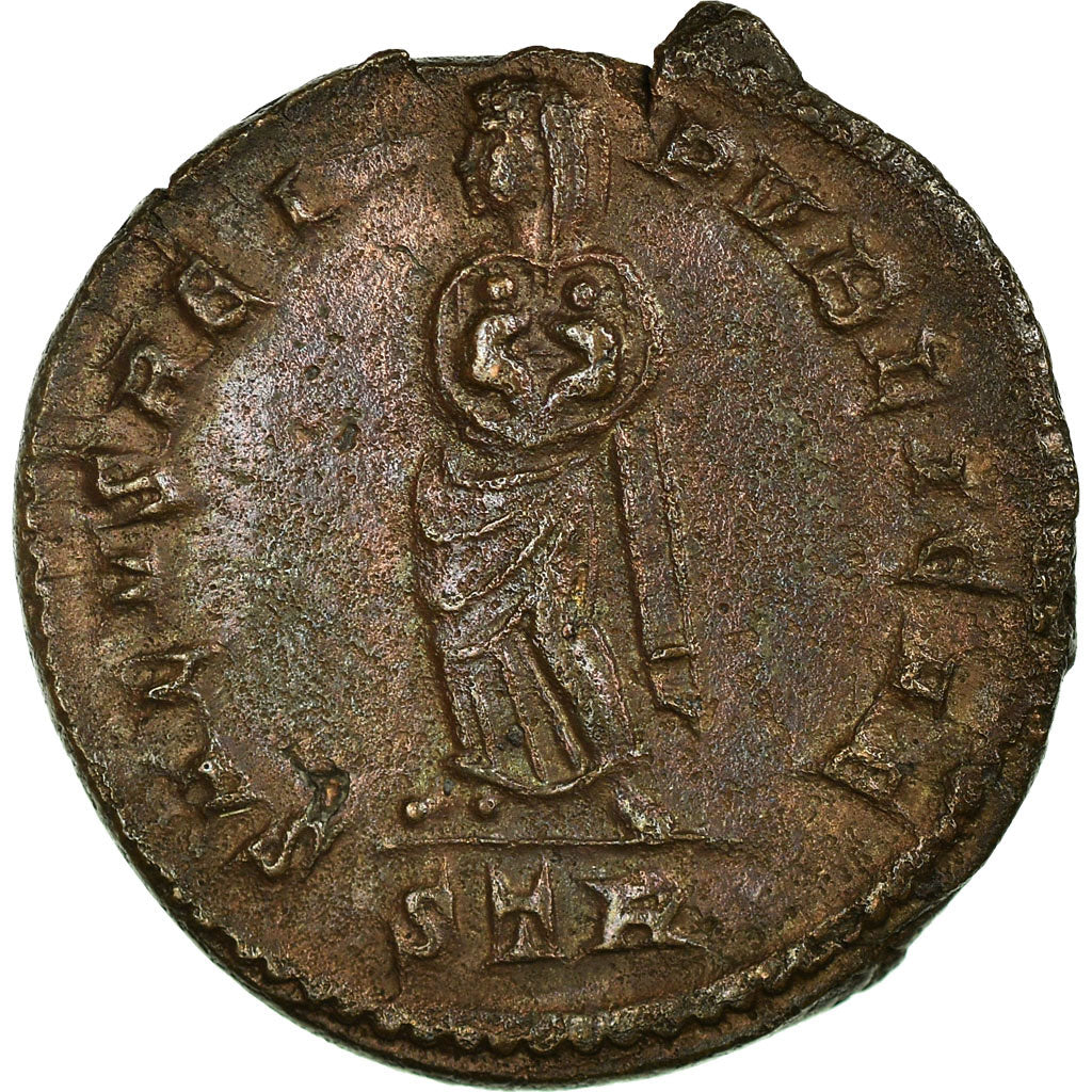 Coin, Fausta, Nummus, Trier, AU(55-58), Copper, Cohen:6