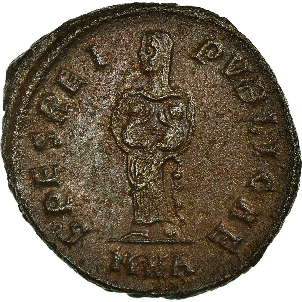 Coin, Fausta, Nummus, Nicomedia, Rare, VF(30-35), Bronze, Cohen:15