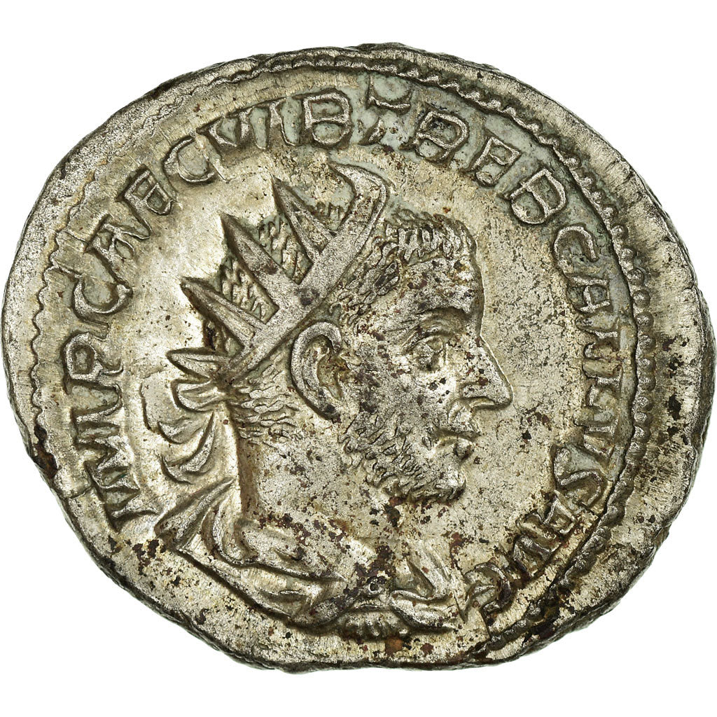 Trebonianus Gallus, Antoninianus, 253, Roma, AU(55-58), Billon, RIC:30