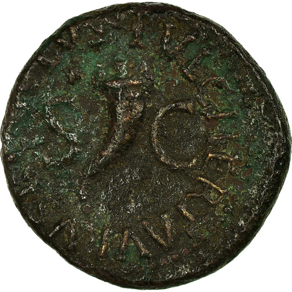 Coin, Augustus, Quadrans, Rome, VF(30-35), Copper, RIC:425