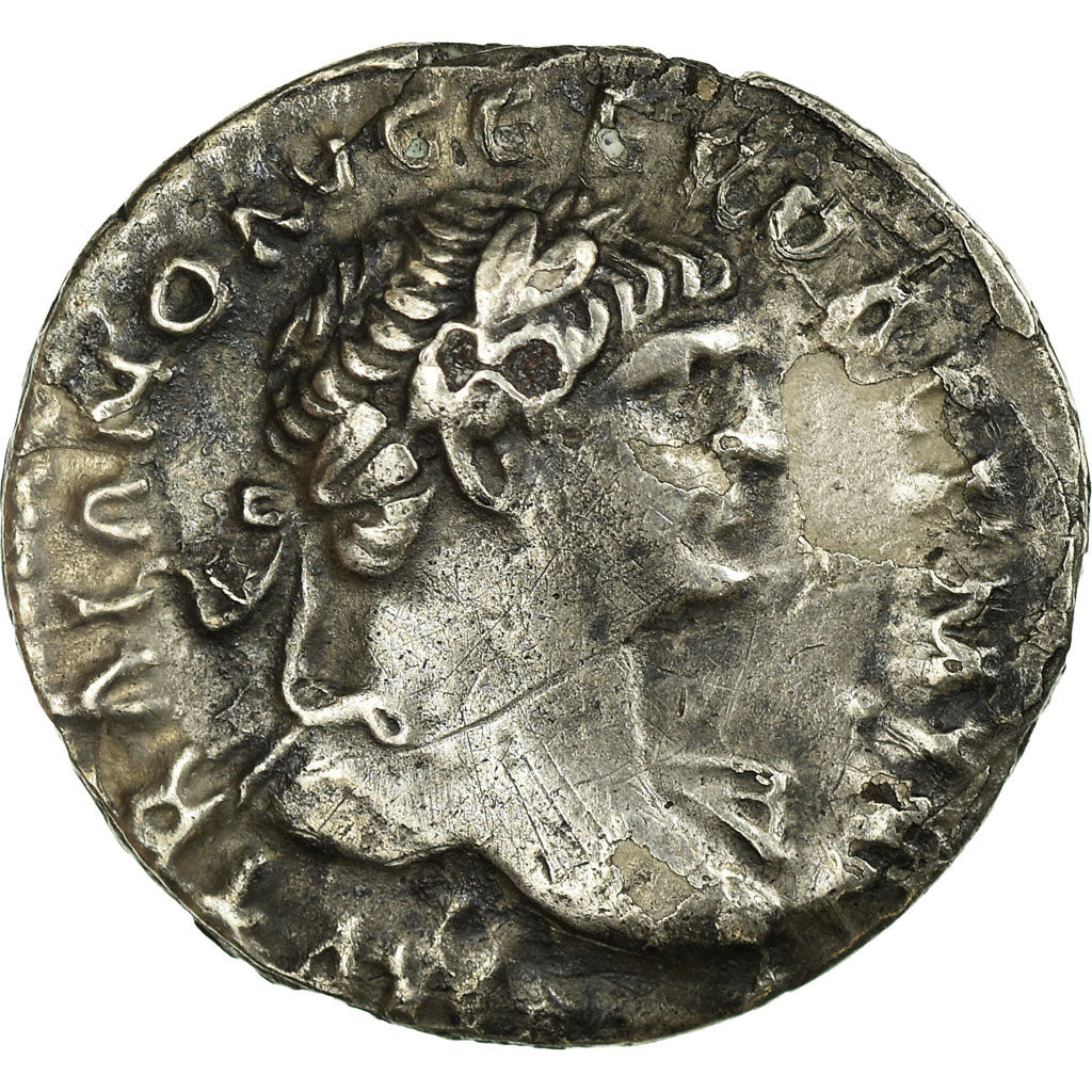 Coin, Trajan, Denarius, Roma, VF(30-35), Silver, RIC:114
