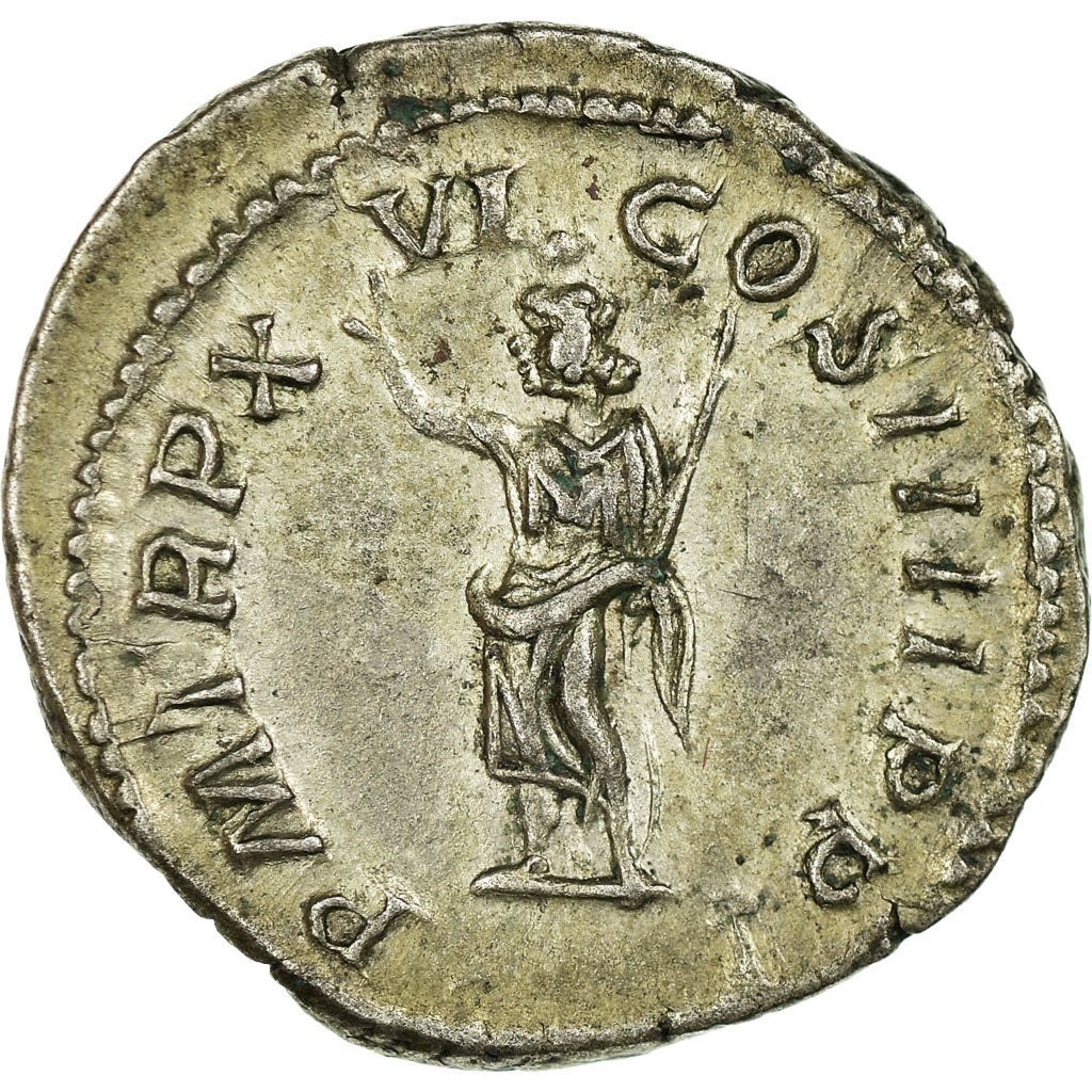 Coin, Caracalla, Denarius, Roma, AU(55-58), Silver, Cohen:211