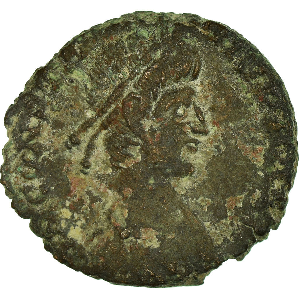 Moneta, Constans, Half Maiorina, Trier, VF(20-25), Miedź, RIC:234