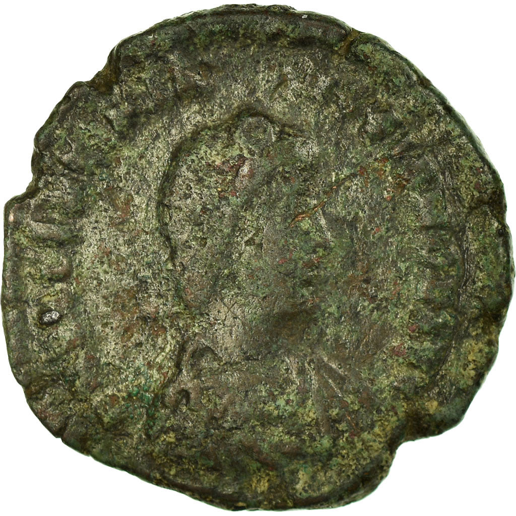 Moneda, Valentinian II, Nummus, Nicomedia, BC+, Cobre, RIC:34