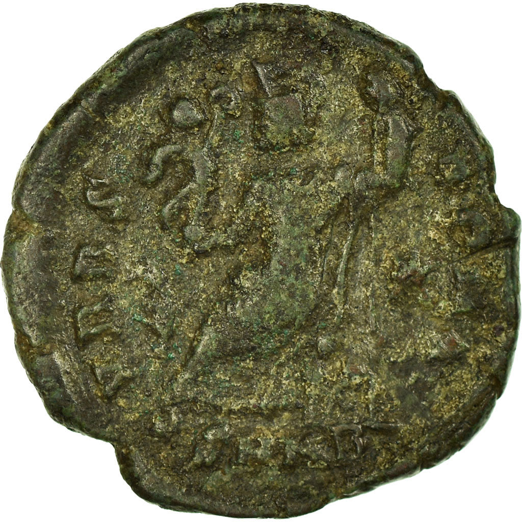 Moneda, Valentinian II, Nummus, Nicomedia, BC+, Cobre, RIC:34