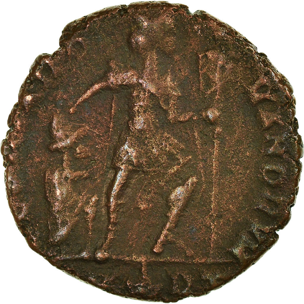 Moneta, Valentinian II, Nummus, MB, Rame