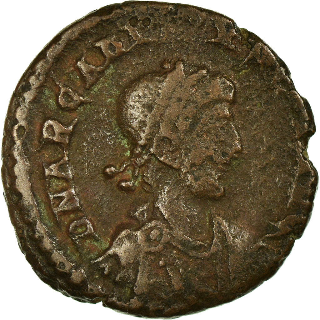 Münze, Arcadius, Nummus, Nicomedia, S, Kupfer