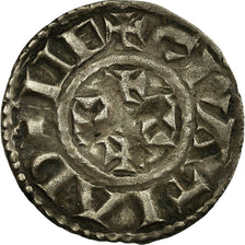 Coin, France, Limousin, Denarius, Limoges, AU(50-53), Silver, Prou:779