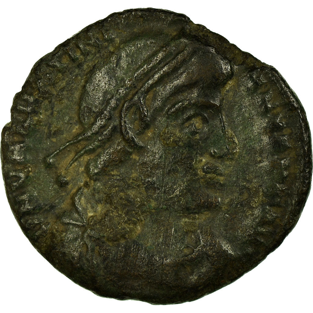 Moneta, Valentinian II, Nummus, VF(20-25), Miedź