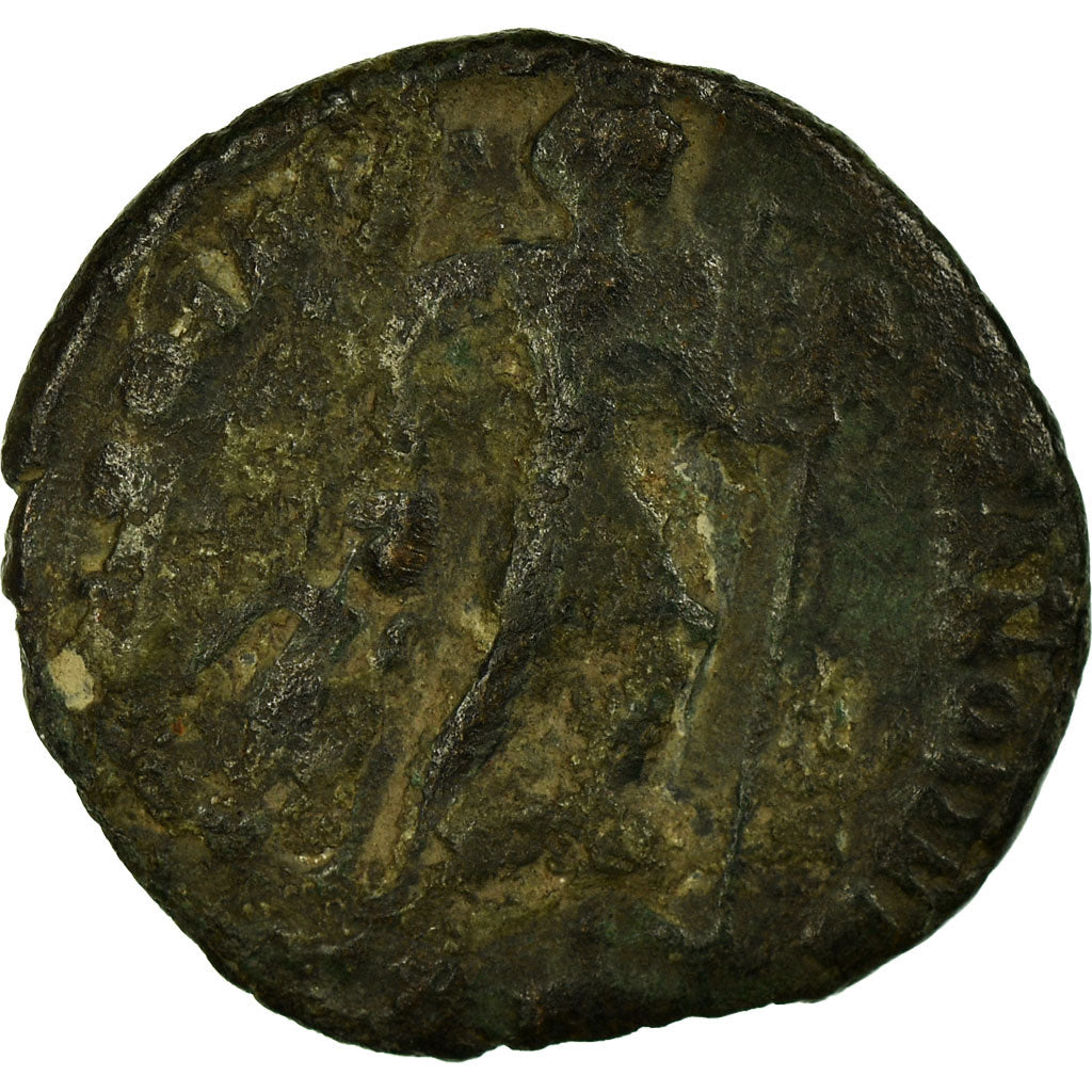 Moneta, Valentinian II, Nummus, VF(20-25), Miedź