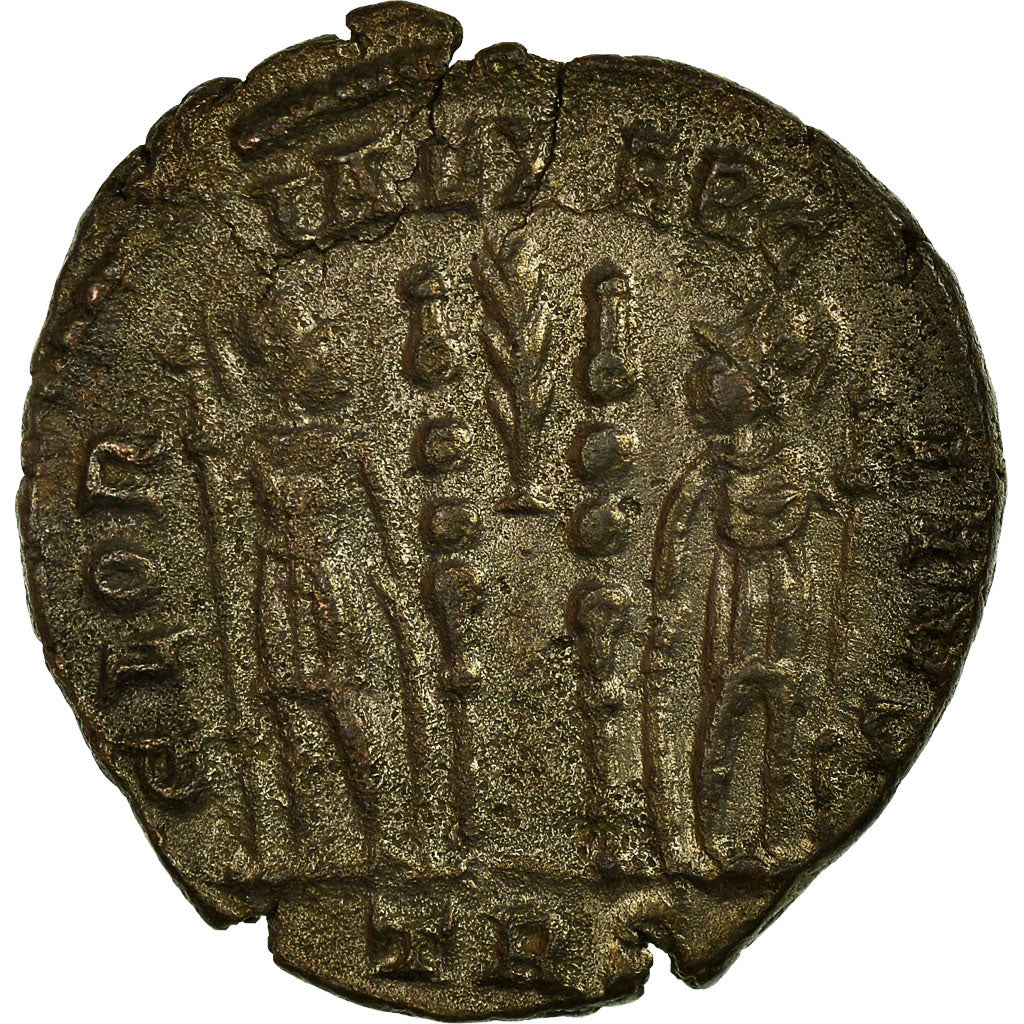 Coin, Constantine II, Follis, Trier, AU(50-53), Bronze, RIC:520
