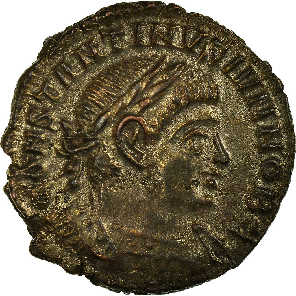 Moneta, Constantine II, Follis, Trier, AU(50-53), Bronze, RIC:520