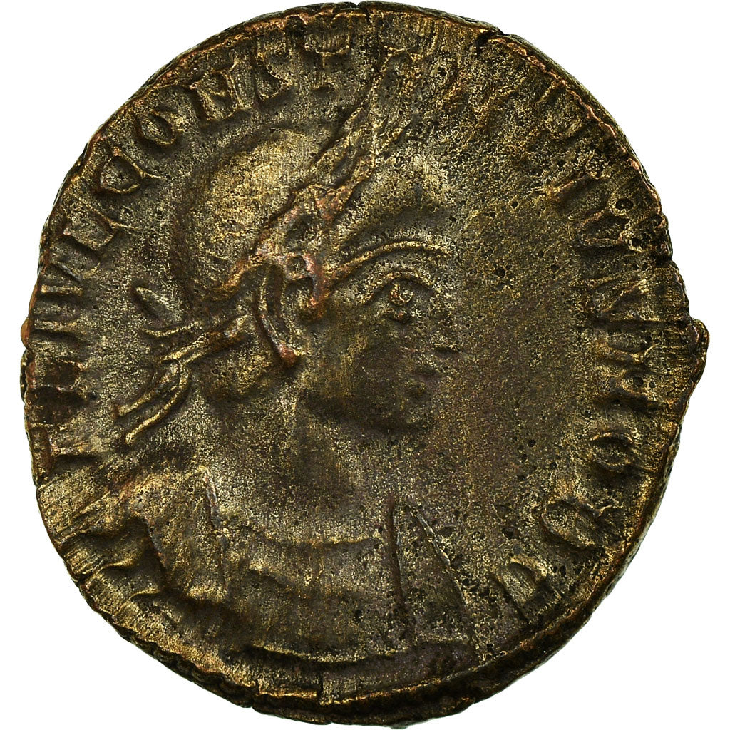 Coin, Constantine II, Nummus, Trier, EF(40-45), Copper, RIC:254