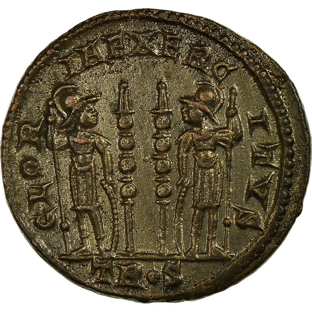 Moneta, Constantine II, Nummus, Trier, BB+, Rame, RIC:254