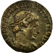 Coin, Constantine II, Nummus, Trier, VF(30-35), Bronze, Cohen:122