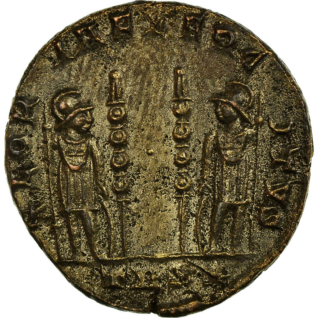 Coin, Constantine II, Nummus, Trier, VF(30-35), Bronze, Cohen:122