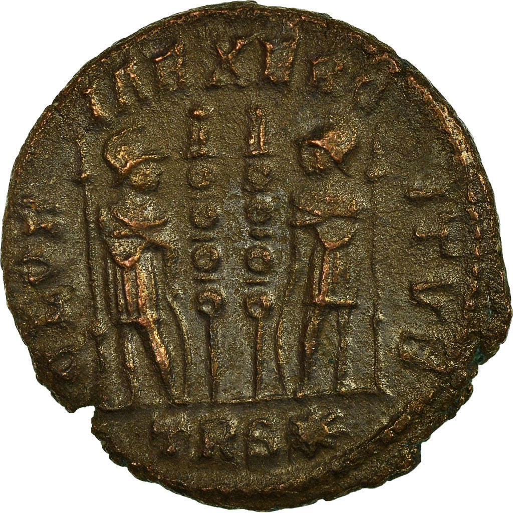 Moneta, Constantine II, Nummus, Trier, BB+, Bronzo, Cohen:122