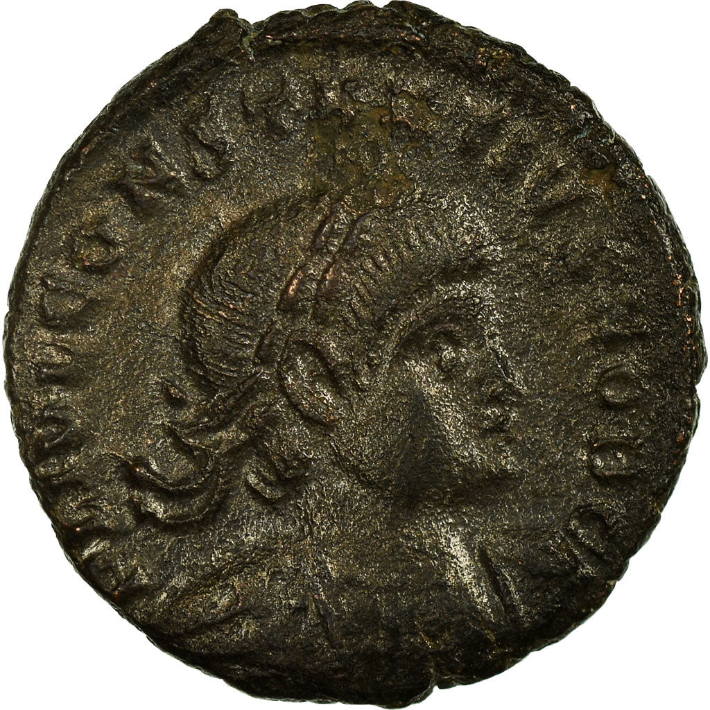 Moneta, Constantine II, Nummus, Trier, MB+, Rame, RIC:254