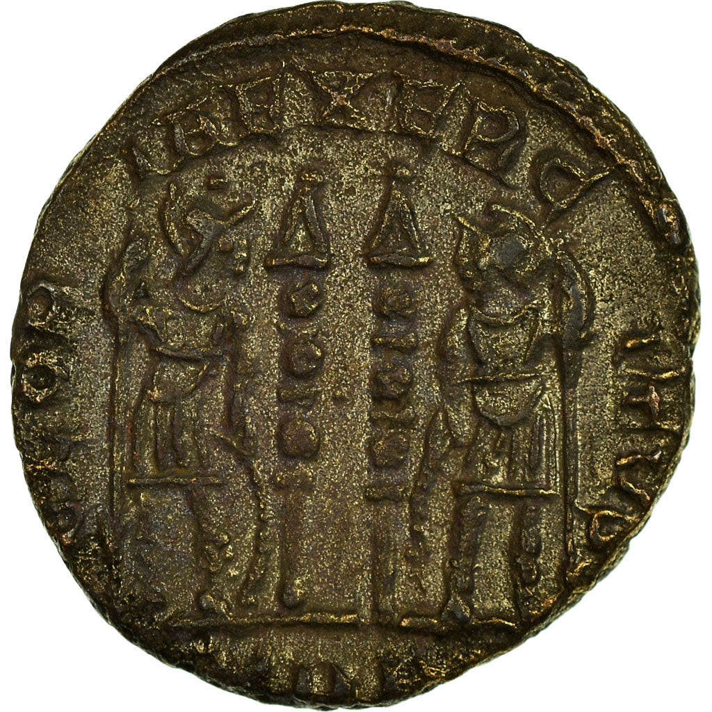 Coin, Constantine II, Nummus, Trier, VF(30-35), Copper, Cohen:122