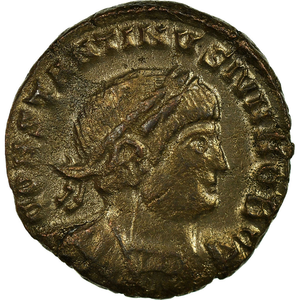 Coin, Constantine II, Nummus, Trier, AU(50-53), Copper, Cohen:122