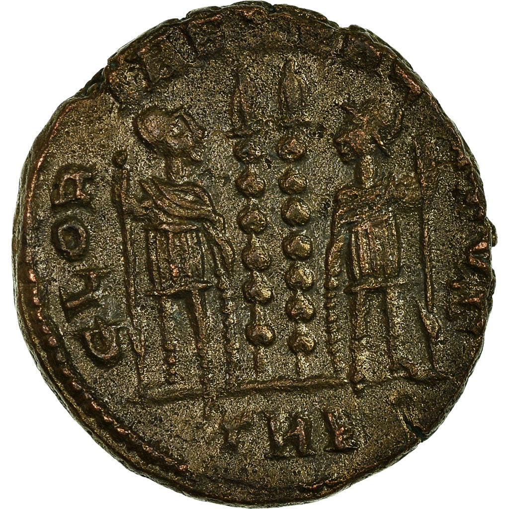 Coin, Constantine II, Nummus, Trier, AU(50-53), Copper, Cohen:122