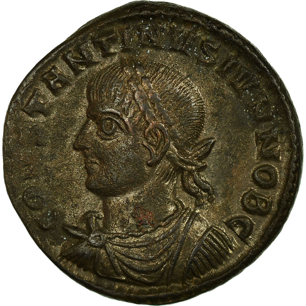 Moneta, Constantine II, Follis, Thessalonica, AU(50-53), Miedź, RIC:122