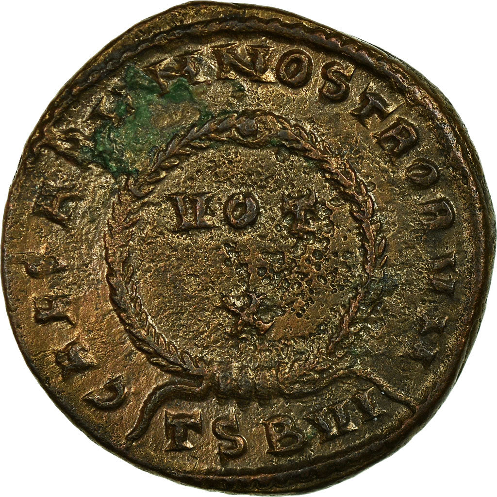 Moneta, Constantine II, Follis, Thessalonica, AU(50-53), Miedź, RIC:122