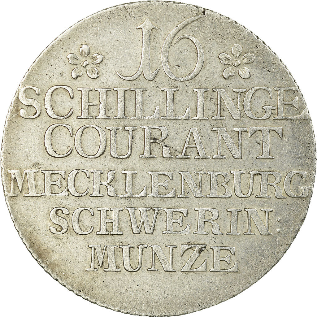 Coin, German States, MECKLENBURG-SCHWERIN, Friedrich II, 16 Schilling, 1764