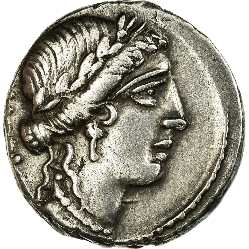 Coin, Acilia, Denarius, Rome, AU(50-53), Silver, Crawford:442/1a