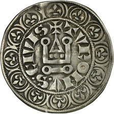Munten, Frankrijk, Louis IX, Gros Tournois, ZF, Zilver, Duplessy:190A